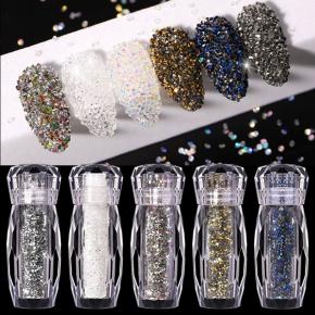  Glass Pixie Nail Art Rhinestones Micro Mini Crystal Gems