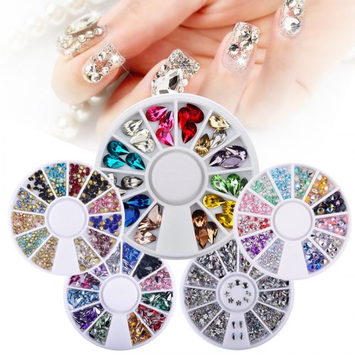 Nail Rhinestones Wheel