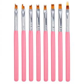 8Pcs Flower Nail Art Brush Pen Set TNB58