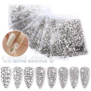 1440pcs Crystal Flat Back Non HotFix Nail art Rhinestone TNR20
