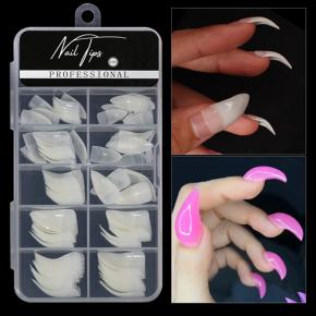 100Pcs Hawk Curved Nail Tips NT74