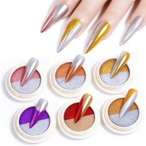 2 in 1 Solid Chrome Mirror Powder TGP72