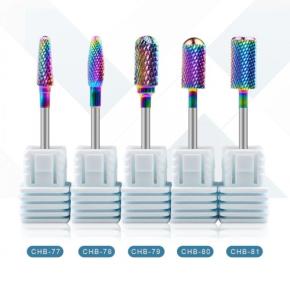  Rainbow Tungsten Carbide Nail Drill Bit NDB07