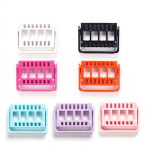  Nail Drill Bits Plastic Holder Storage Box NAT82