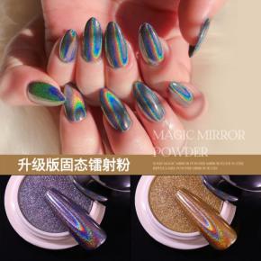 New Update Solid Holographic Nail Powder TGP05
