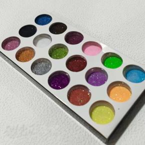 18 Colors Holographic Finer Nail Art Glitter Powder Set TGP42