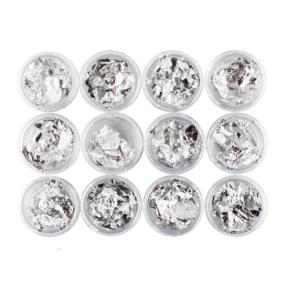 Silver Color Foil Chip Flakes TGF25