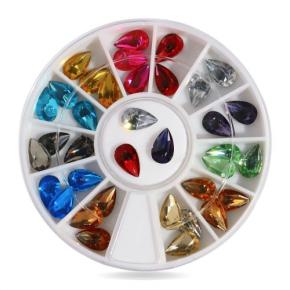 Heart Shape Mixed Color Nail Rhinestones NRW32
