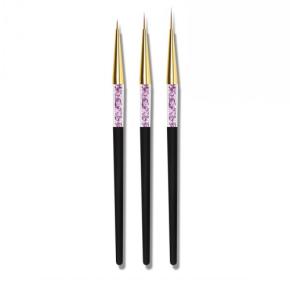 Nail Art Brush Pen Acrylic Handle Liner Line Stripe Tools TNB11