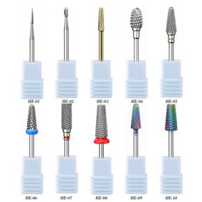 Tungsten Carbide Nail Drill Bits Electric Machine Rotary Burr NDB06