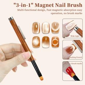 3 in 1 Magnet Nail Brush TNB76