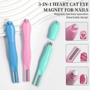 Heart Pattern Cat Eye Magnet Stick NAT115