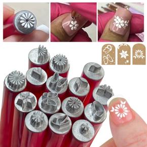 6 Pieces Nail Art Stamp Pen Set NAT116