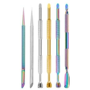 Dual-end Nail Cuticle Pusher Stainless Steel TCP04