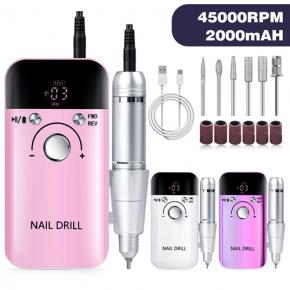 V6 Electric Nail Drill Machine 45000RPM TDM12