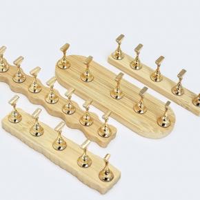 Wooden Handmade Nail Practice Display Stand TND21