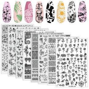 Big Nail Art Templates Stamping Plate XY-NAIL